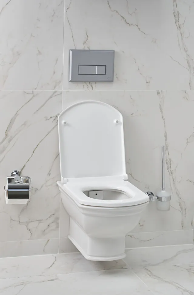 VitrA Valarte Seat & Cover Chrome Hinges - White