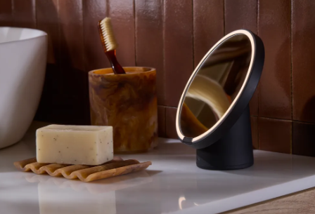 Roper Rhodes Illuminated Magnifying Vanity Mirror & Stand - Black