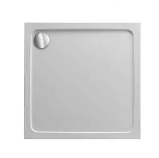 Bayou 760 x 760mm Anti Slip Tray Excl Waste - White
