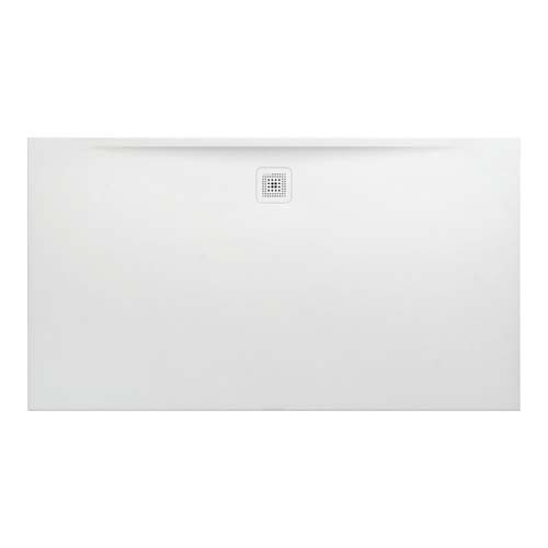 Laufen Marbond Shower Tray Rectangular Drain On Long Side 1800 x 1000 mm Drain On Long Side - White 10