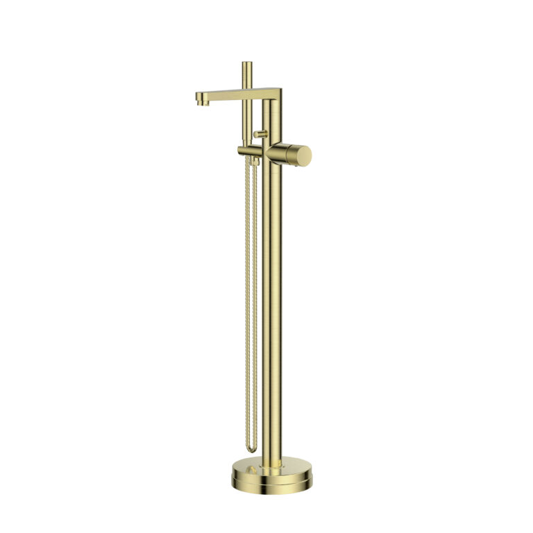 Bayou KOKO Freestanding Mixer - Brushed Brass
