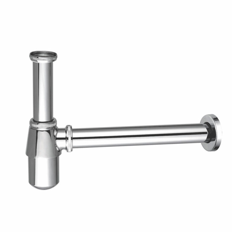 Bayou Round Bottle Trap - Chrome