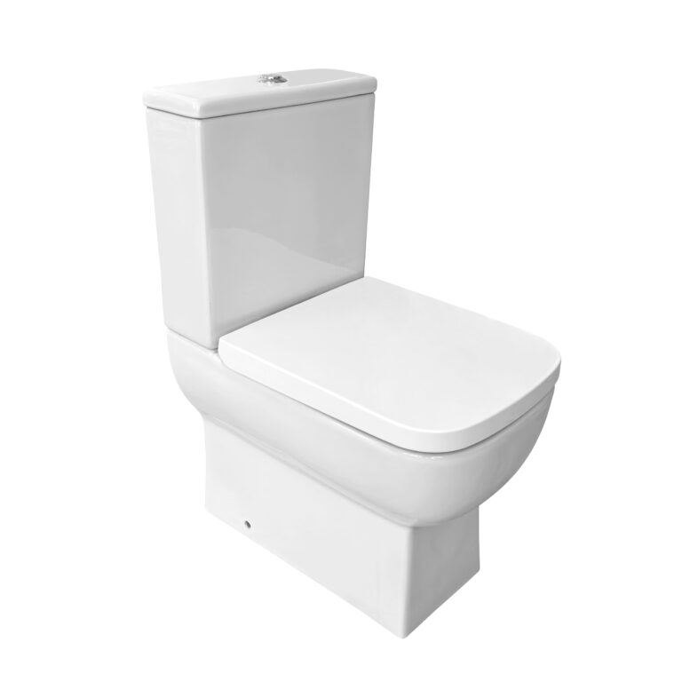 Bayou Choices 550 Closed Back Pan and Seat - White