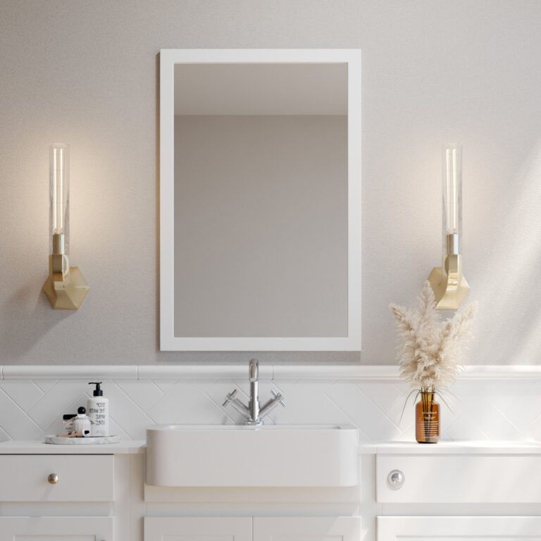 Bayou Classica Mirror - Chalk White 1