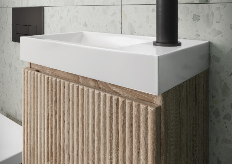 Bayou Linea Cloakroom Basin - White