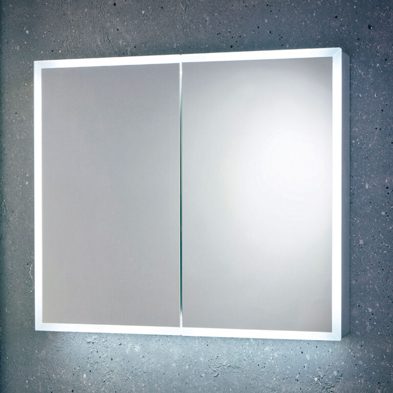 Bayou Mia LED Mir Cabinet with Demister Pad and Shaver Socket 600 x 700mm