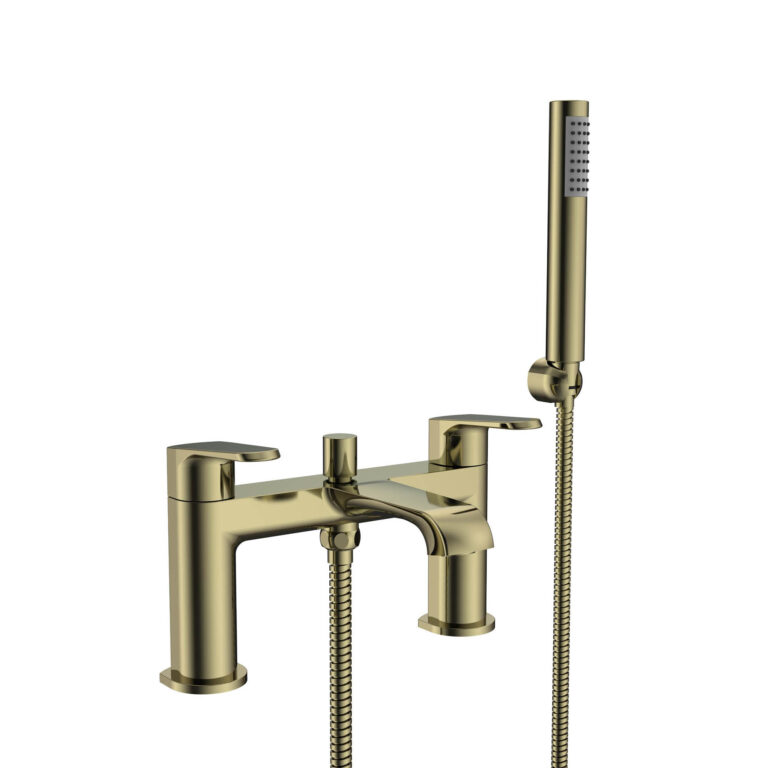 Bayou Montana Bath Shower Mixer - Brushed Brass