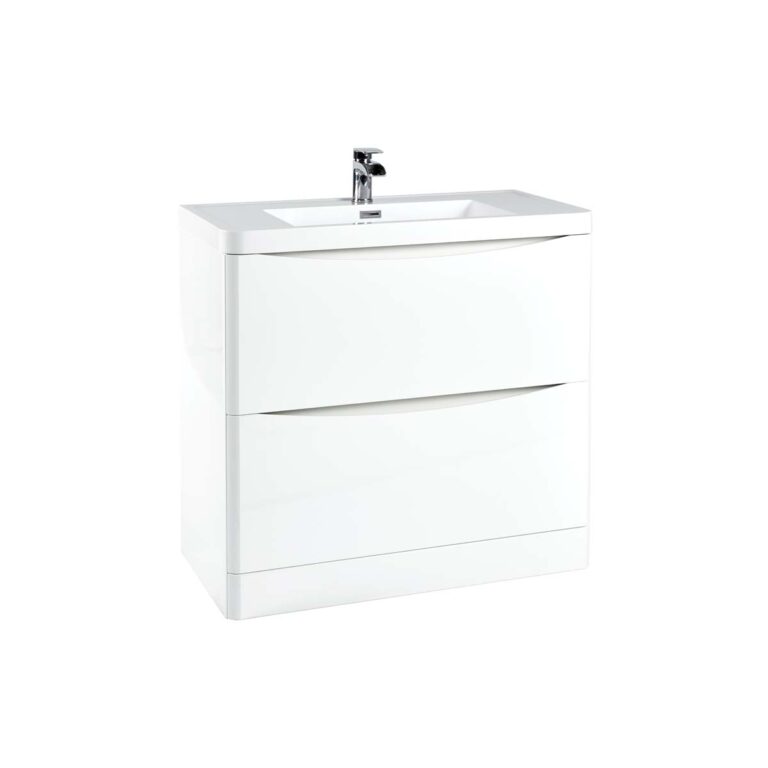 Bayou Bella 900 Floor Cabinet - White