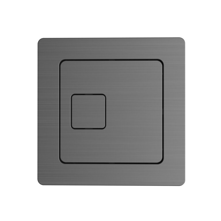 Bayou Square Gunmetal Dual Flush Button - Gunmetal