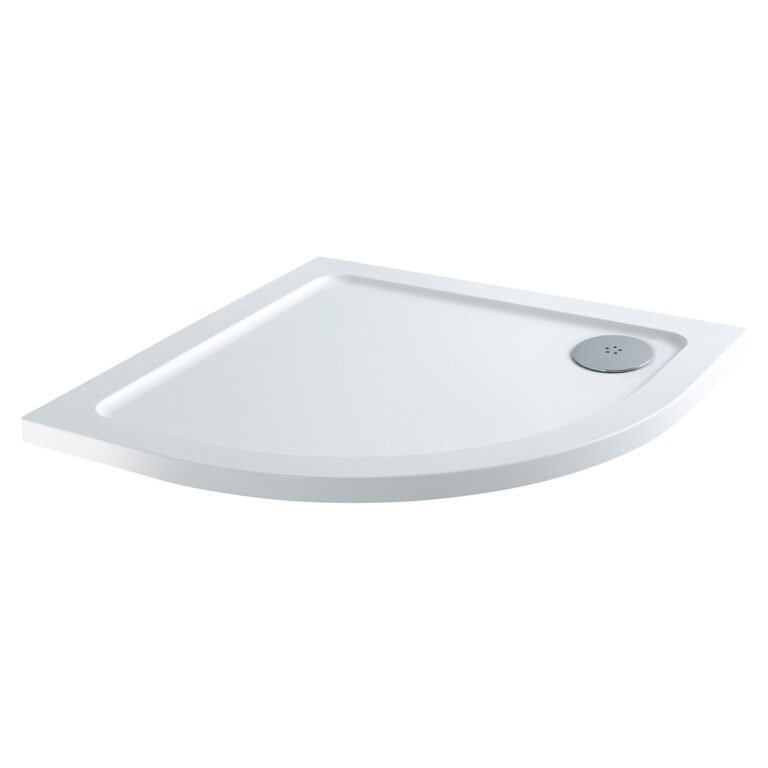 Eco-Stone Quadrant Shower Tray 800 X 800 - White