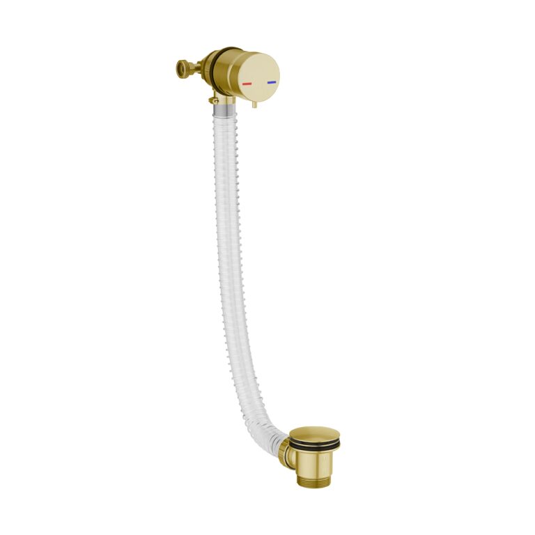 Bayou Bath Filler and Overflow - Brushed Brass