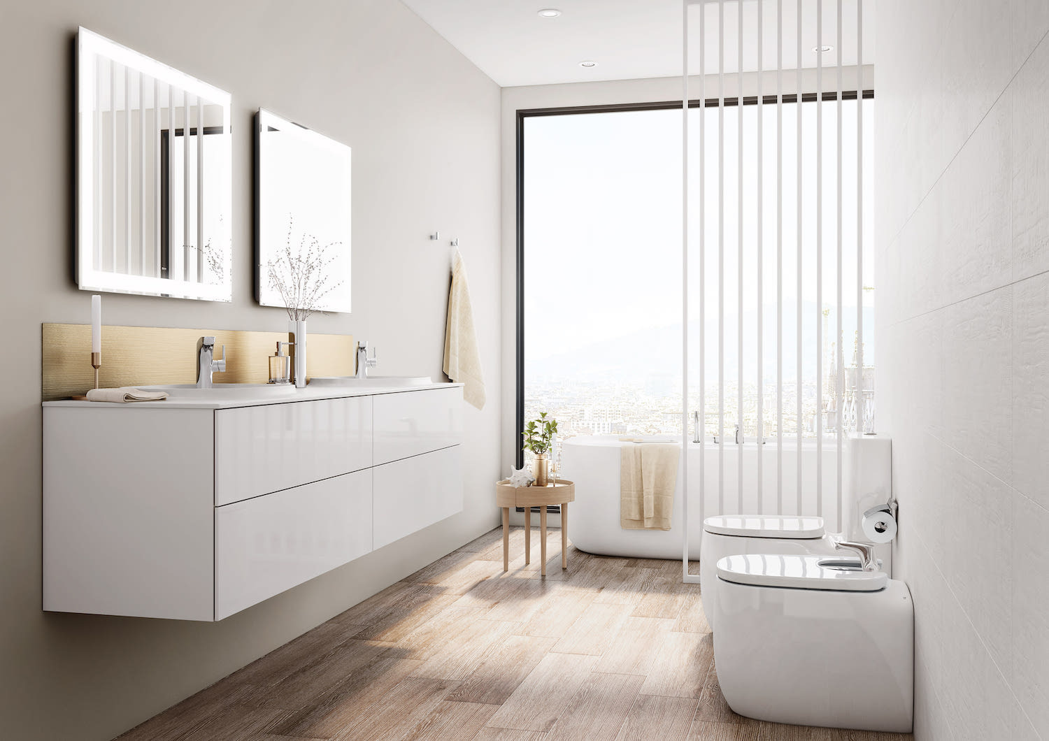 <p><b>Increase in Tranquility</b></p>
<p>Investing in double basins not only enhances your daily routine but also adds tranquillity to your home. Potential buyers often prioritise bathrooms when searching for a new residence, and the presence of double basins can be a delightful surprise. It's a small upgrade that can greatly enhance the overall ambiance of your space.
<br>
<p>In conclusion, double basins offer the perfect blend of functionality and elegance for any bathroom. Whether you're aiming to simplify your morning routine, improve organisation, or infuse your space with a sense of calm, dual sinks are an excellent investment. Say hello to serenity, bid farewell to bathroom bottlenecks, and welcome a new level of elegance to your home with double basins!<p/>

</p>
<br>
<a class="p-0"href="/search-results/countertop-basins"><b>Click here for countertop basins</a>
<br>
<p><a class="p-0" href="/search-results/vanity-units"><b>Click here for vanity units</a>
<br>
<b></p>