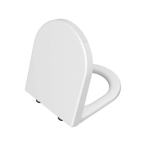 VitrA Integra Seat & Cover with Chrome Hinges - White