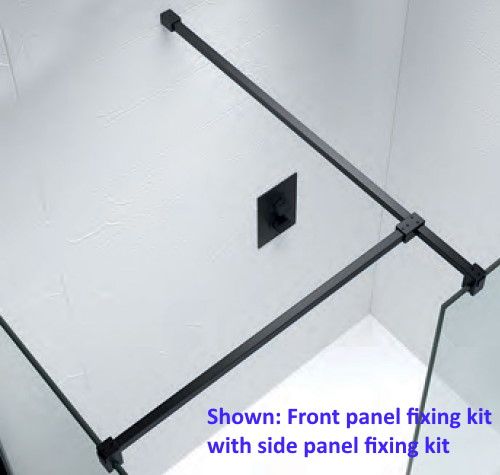 Kudos Ultimate Front Panel Fixing Kit - Matt Black