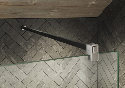 Kudos Ultimate Front Panel Fixing Kit 1500mm Bar Including Brackets & Fixings - Matt Black
