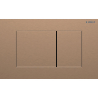 Geberit Sigma40 Square Dual Flush Plate - Red Gold