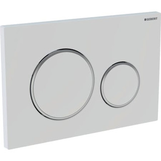 Geberit Sigma20 Easy Clean - Chrome Matt/Gloss Chrome