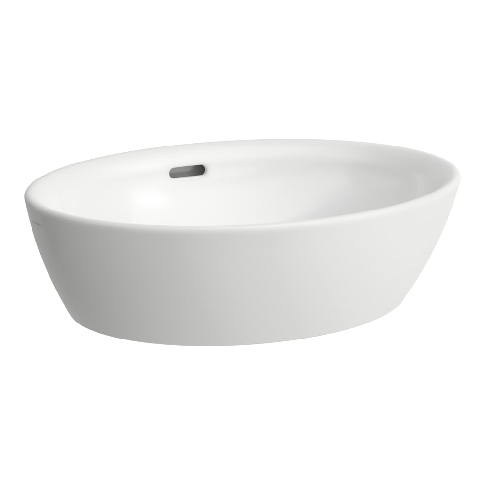 Laufen Pro Oval Sit-On Basin 52 x 39cm No Tap Hole - White