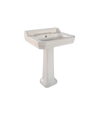 Bayou Amesbury 600 x 500mm Basin 1TH - White