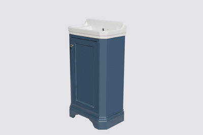 Bayou Amesbury Cloakroom Unit 500mm excl Basin - Matt Blue