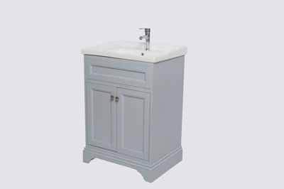 Bayou Amesbury Vanity Unit 600mm (excl. Basin) - Matt Grey
