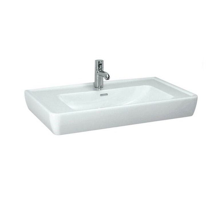 Laufen Square Basin and Pedestal