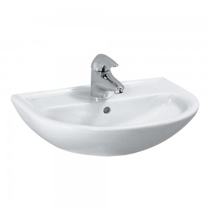 Laufen Pro Round Hand Basin 35 x 31cm One Tap Hole - White