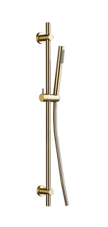 Bayou Bedgebury Deluxe Round Riser Rail Kit - Brushed Brass