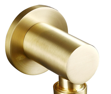 Bayou Round Wall Bracket Elbow - Brushed Brass