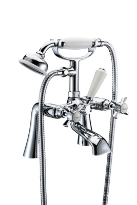 Bayou Molyneux Bath Shower Mixer - Chrome