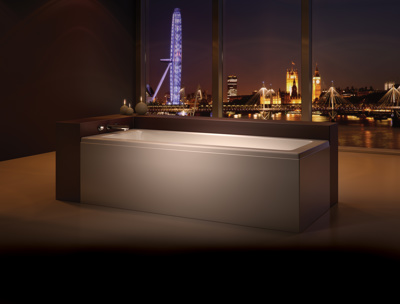 Bayou Canaletto Standard 1700 x 700mm Single Ended - White