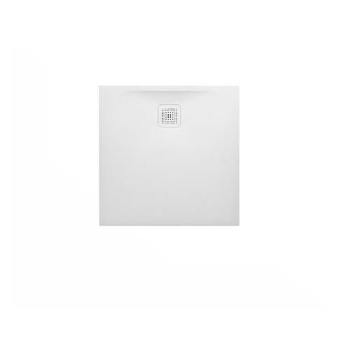 Laufen Marbond Shower Tray Square 800 x 800 mm Drain On Side - White