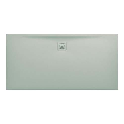 Laufen Marbond Shower Tray Rectangular Drain On Long Side 1600 x 800 mm Drain On Long Side - Light Grey