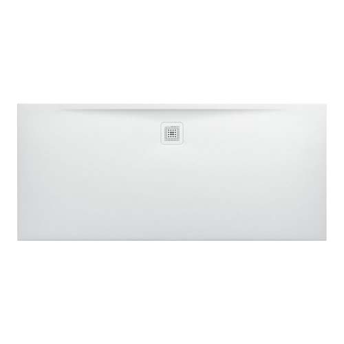 Laufen Marbond Shower Tray Rectangular Drain On Long Side 1800 x 800 mm Drain On Long Side - White