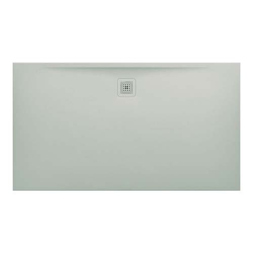 Laufen Marbond Shower Tray Rectangular Drain On Long Side 1600 x 900 mm Drain On Long Side - Light Grey