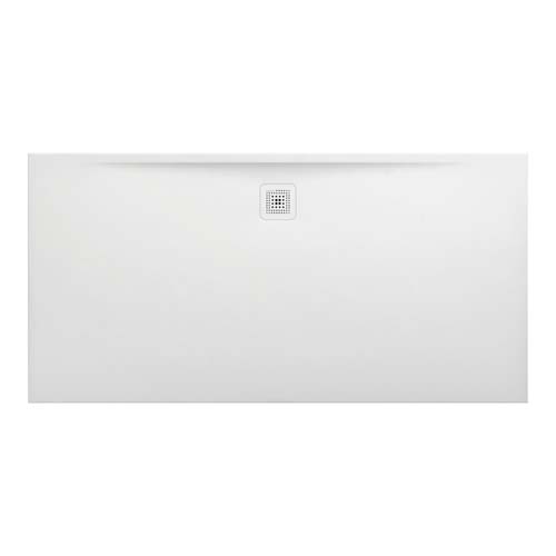 Laufen Marbond Shower Tray Rectangular Drain On Long Side 1800 x 900 mm Drain On Long Side - White