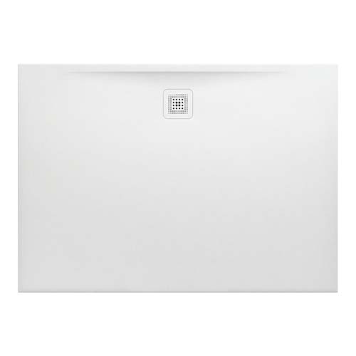 Laufen Marbond Shower Tray Rectangular Drain On Long Side 1400 x 1000 mm Drain On Long Side - White