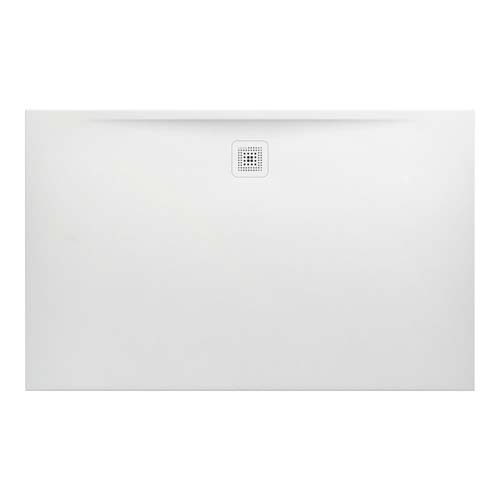 Laufen Marbond Shower Tray Rectangular Drain On Long Side 1600 x 1000 mm Drain On Long Side - White