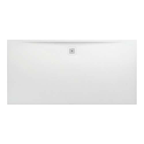 Laufen Marbond Shower Tray Rectangular Drain On Long Side 2000 x 1000 mm Drain On Long Side - White