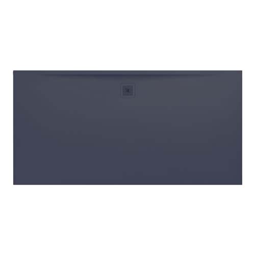 Laufen Marbond Shower Tray Rectangular Drain On Long Side 2000 x 1000 mm Drain On Long Side - Anthracite