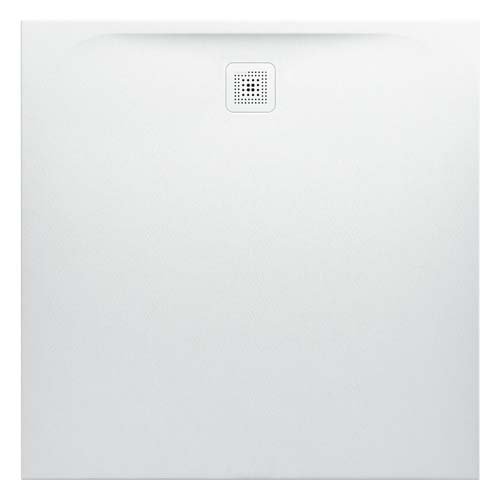 Laufen Marbond Shower Tray Square 1200 x 1200 mm Drain On Side - White