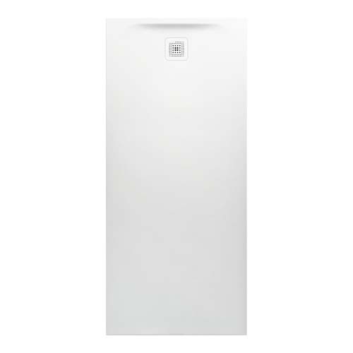 Laufen Marbond Shower Tray Rectangular Drain On Short Side 1800 x 800 x 46 mm Drain On Short Side - White