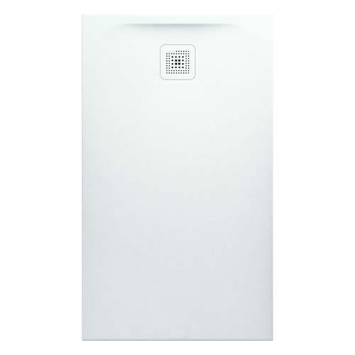 Laufen Marbond Shower Tray Rectangular Drain On Short Side 1200 x 700 mm Drain On Short Side - White