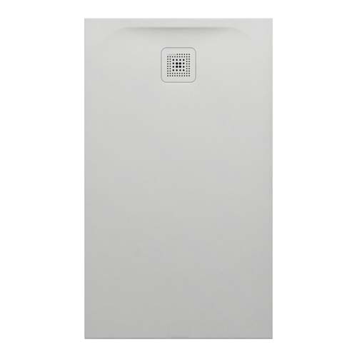 Laufen Marbond Shower Tray Rectangular Drain On Short Side 1200 x 700 mm Drain On Short Side - Light Grey