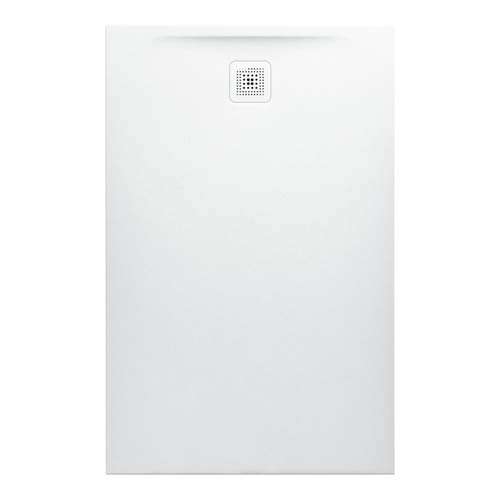 Laufen Marbond Shower Tray Rectangular Drain On Short Side 1400 x 900 mm Drain On Short Side - White