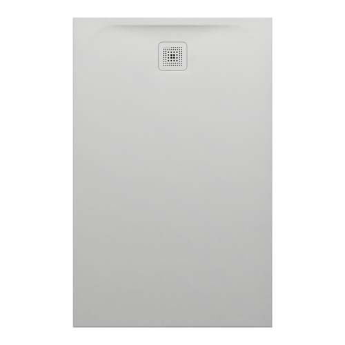 Laufen Marbond Shower Tray Rectangular Drain On Short Side 1400 x 900 mm Drain On Short Side - Light Grey