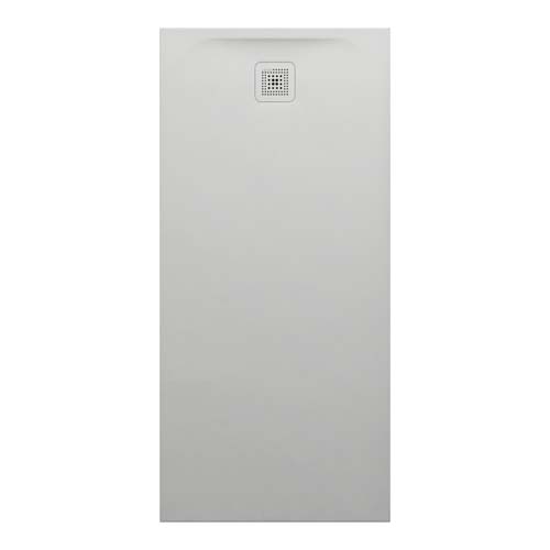 Laufen Marbond Shower Tray Rectangular Drain On Short Side 1600 x 750 mm Drain On Short Side - Light Grey