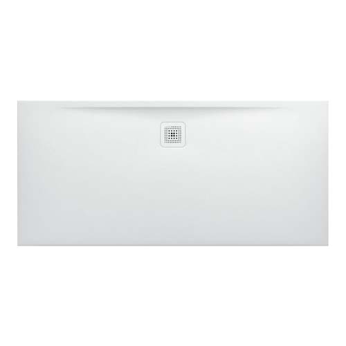 Laufen Marbond Shower Tray Rectangular Drain On Long Side 1600 x 750 mm Drain On Long Side - White