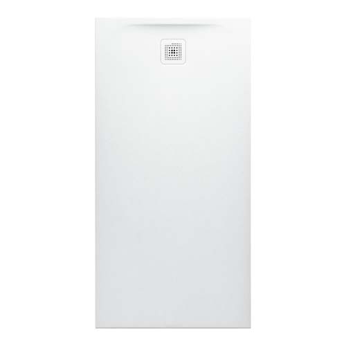 Laufen Marbond Shower Tray Rectangular Drain On Short Side 1600 x 800 mm Drain On Short Side - White