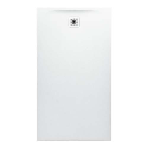 Laufen Marbond Shower Tray Rectangular Drain On Short Side 1600 x 900 mm Drain On Short Side - White